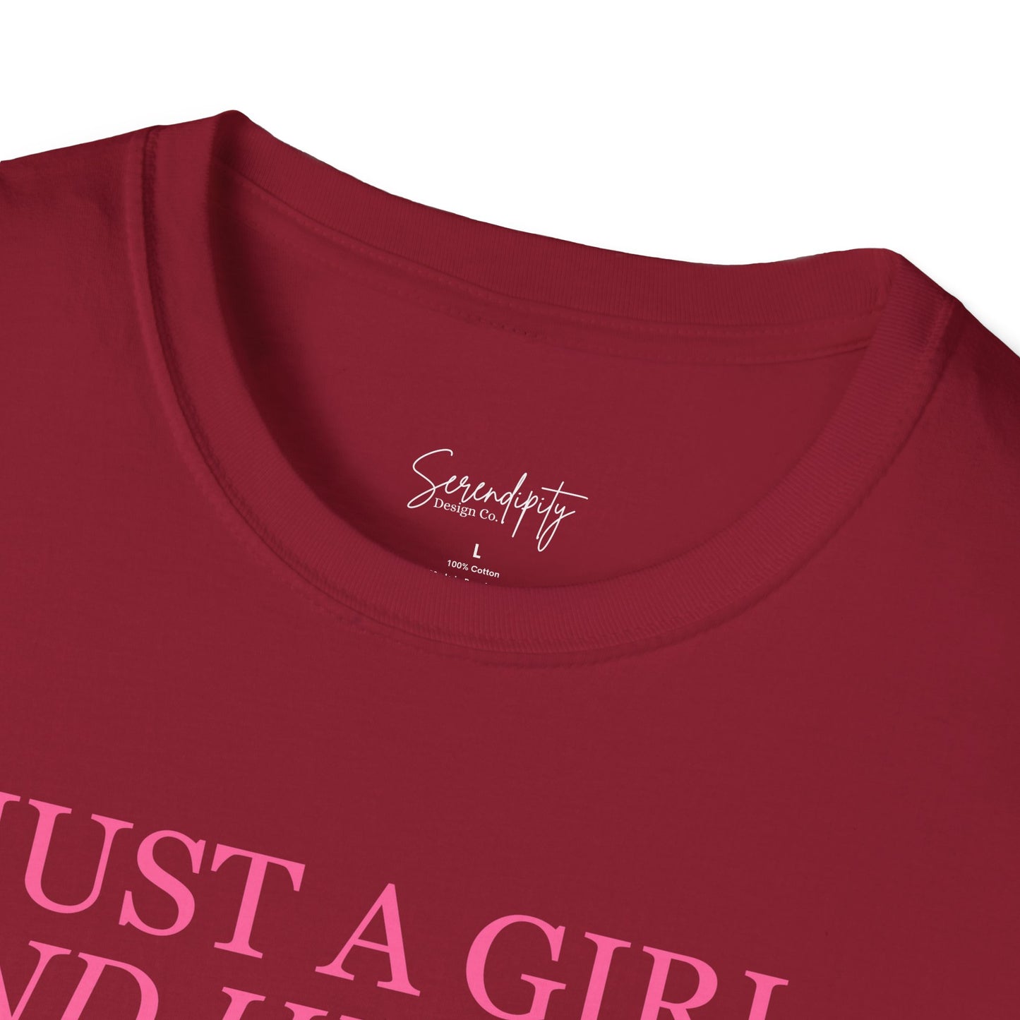 Just a Girl and Her Dog Soft Style Tee