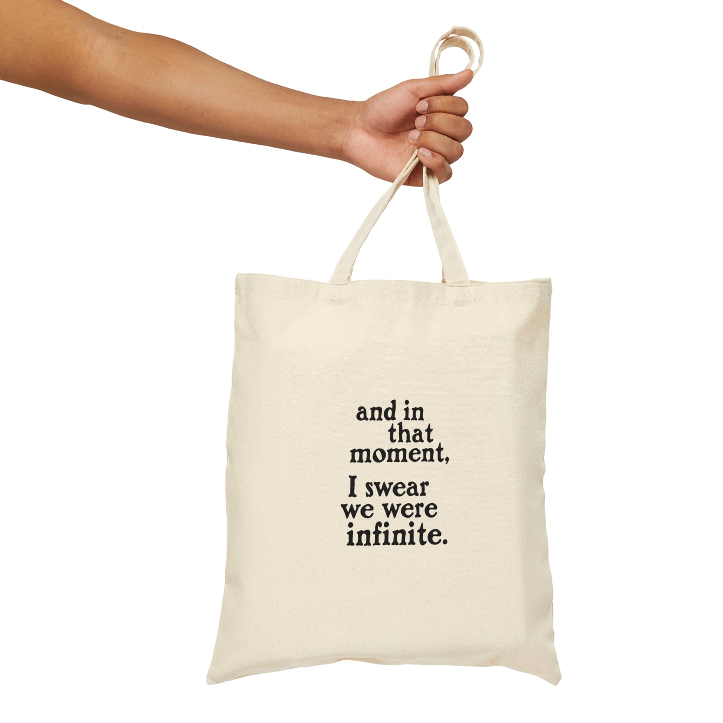 We Were Infinite Cotton Tote Bag
