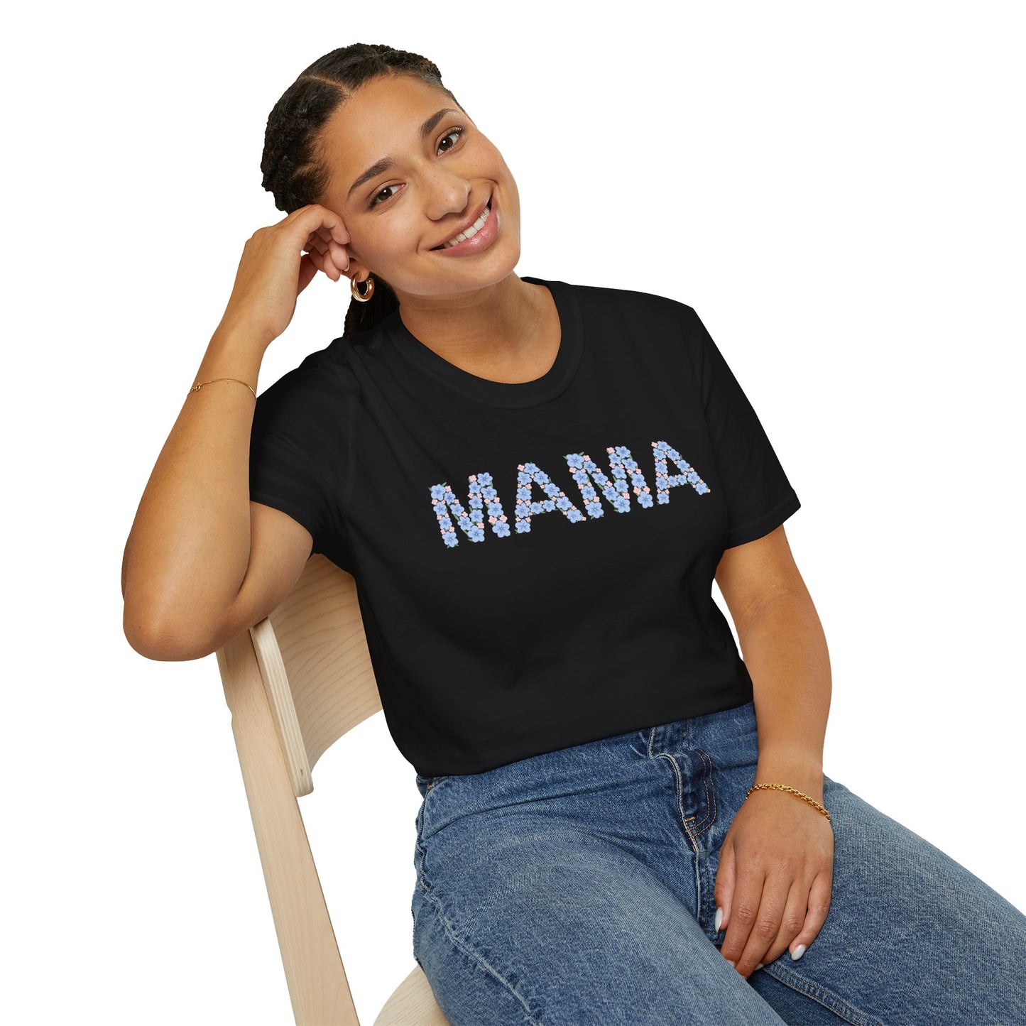 Mama Floral Soft Style Tee