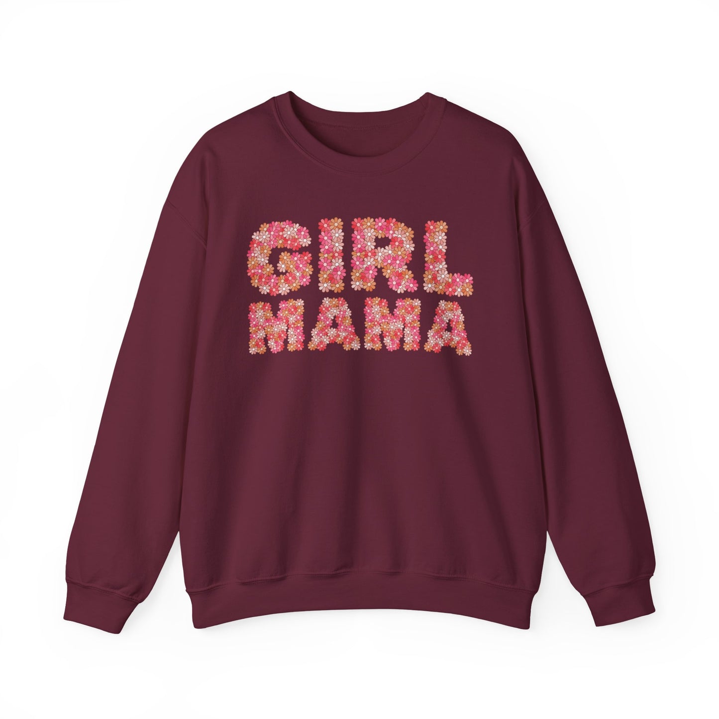 Girl Mama Floral Crewneck Sweatshirt