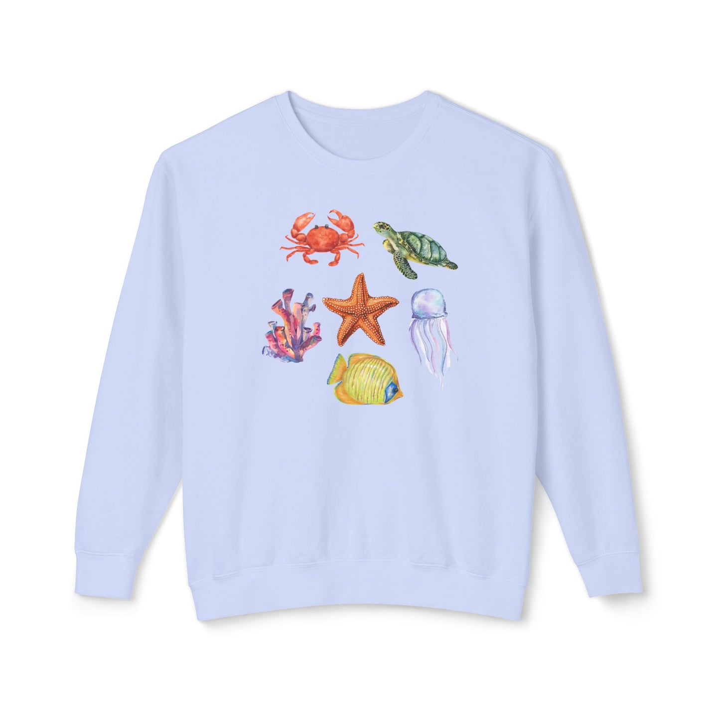 Ocean Creatures Comfort Colors Sweatshirt