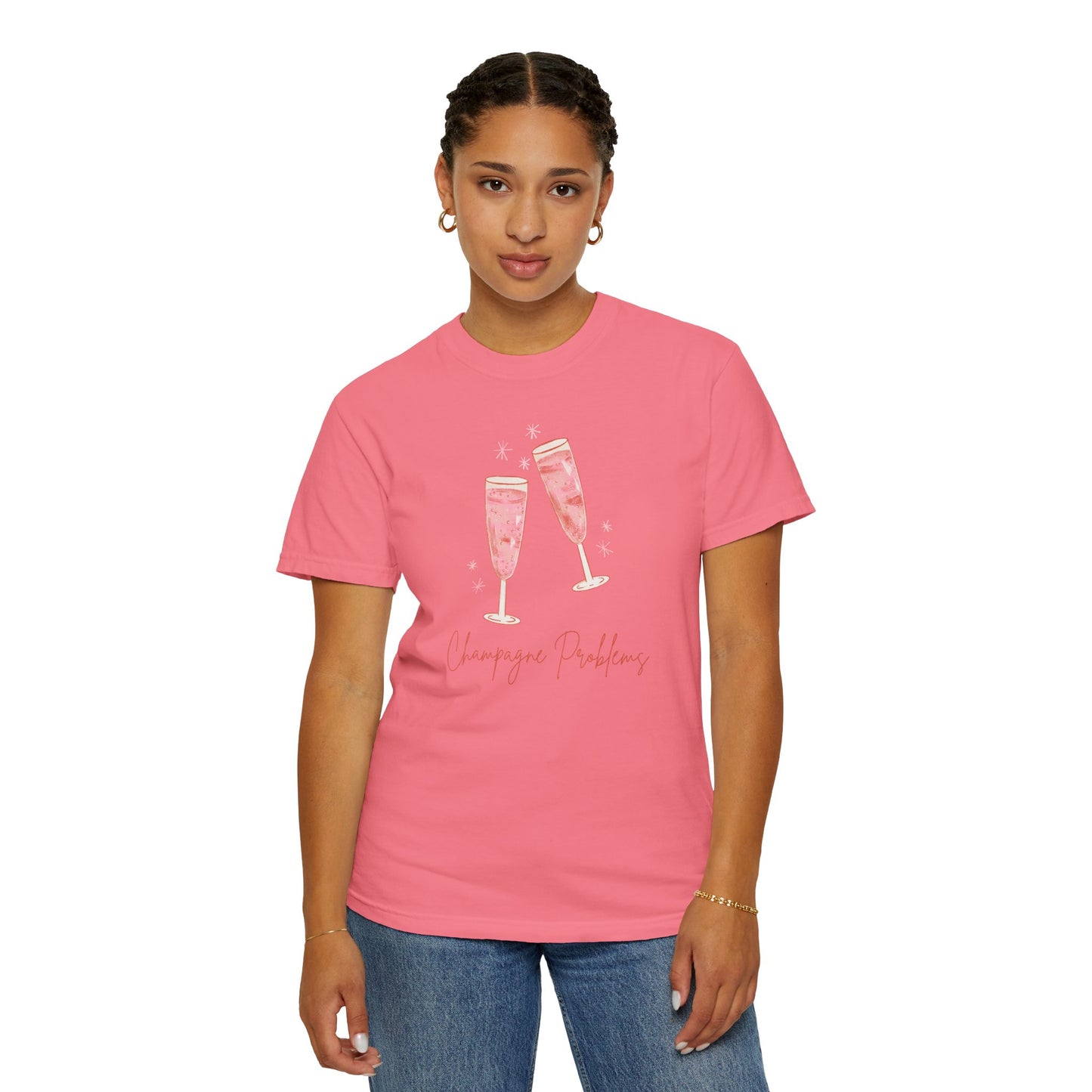 Champagne Problems Comfort Colors Tee