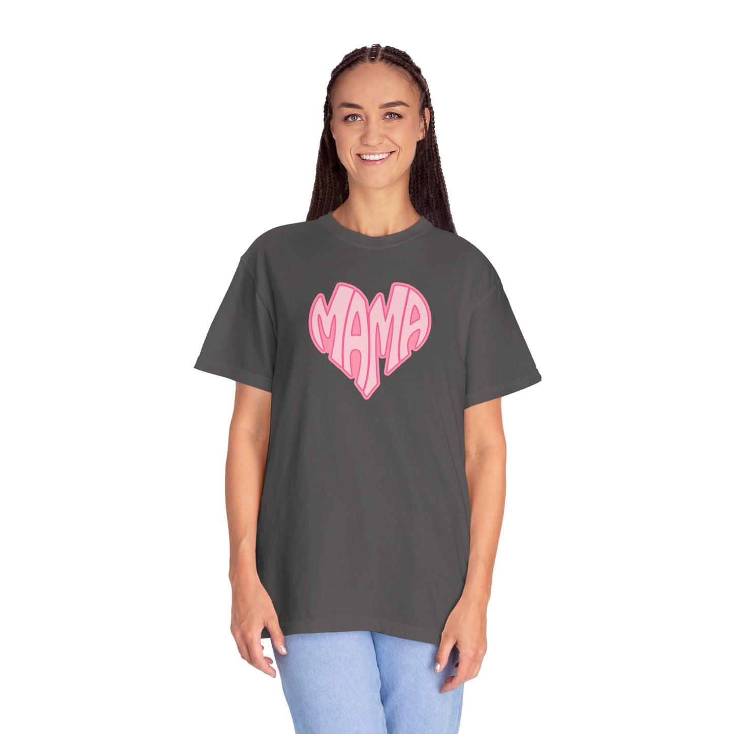 Mama Heart Comfort Colors Tee