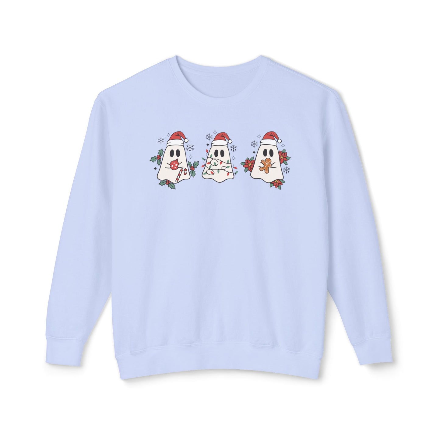 Christmas Ghosties Comfort Colors Sweatshirt