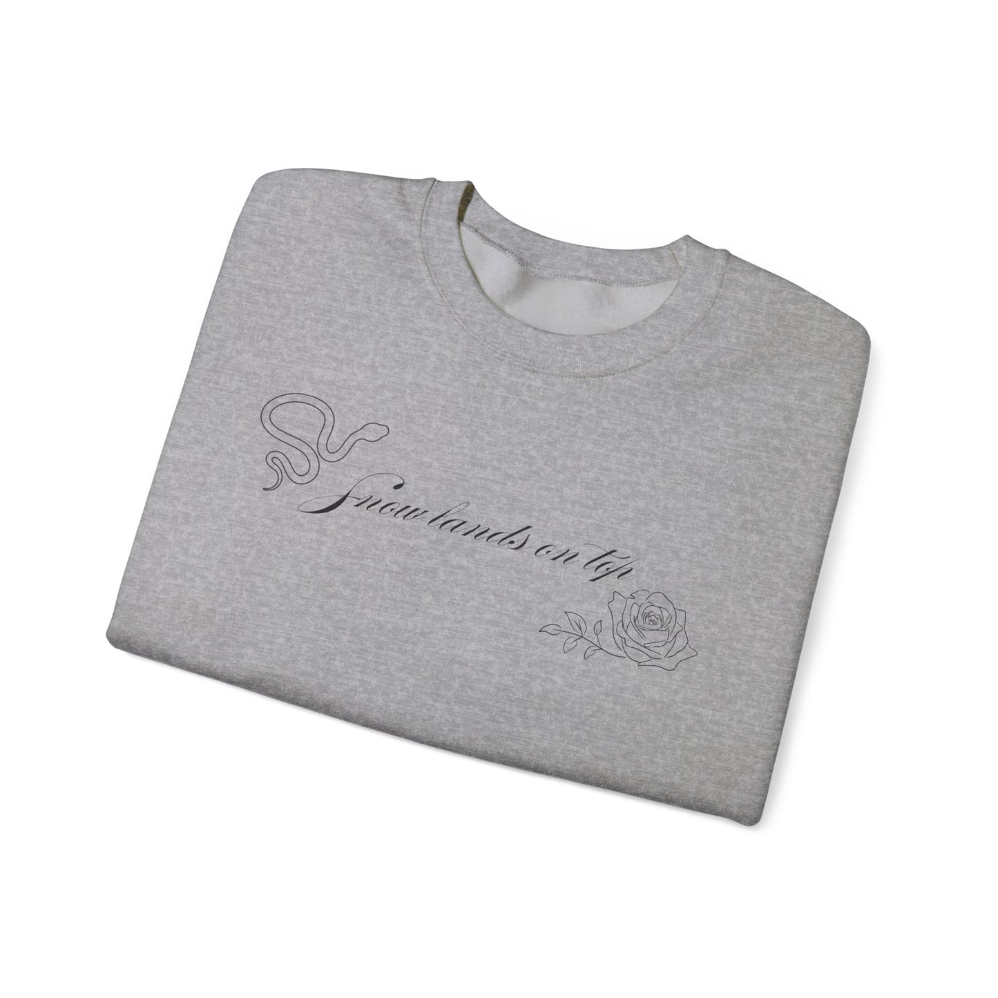 Snow Lands On Top Crewneck Sweatshirt
