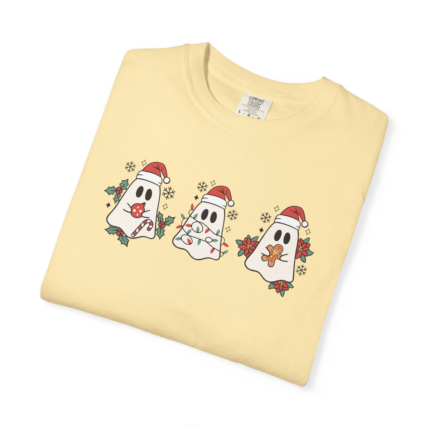 Christmas Ghosties Comfort Colors Tee