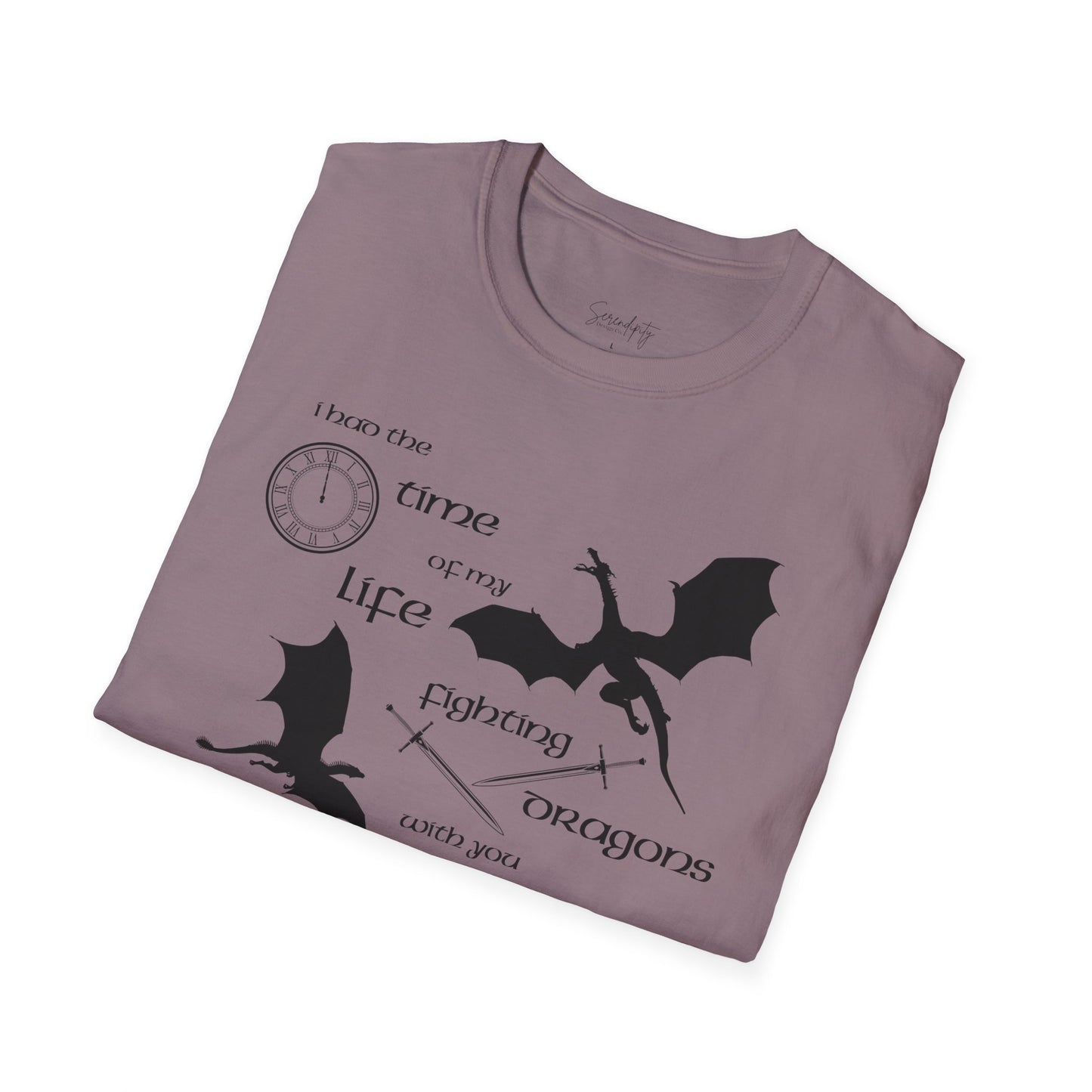 Fighting Dragons With You Soft Style Tee