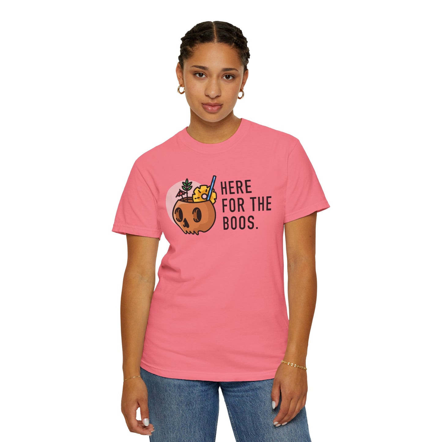 Here For The Boos Comfort Colors Tee