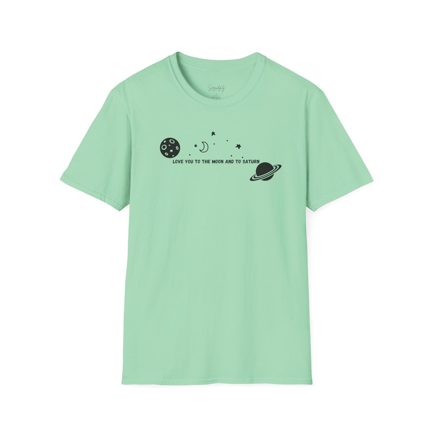 Love You to the Moon and to Saturn Soft Style Tee