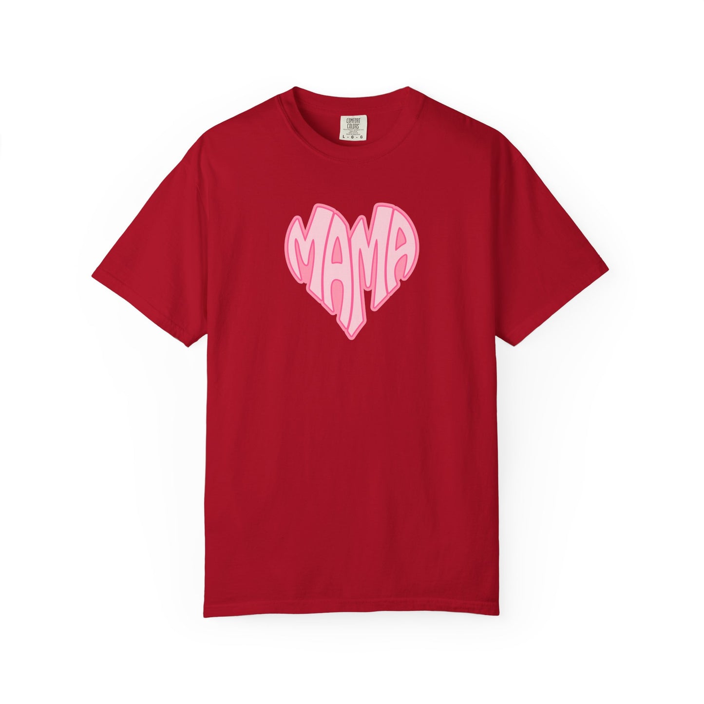 Mama Heart Comfort Colors Tee