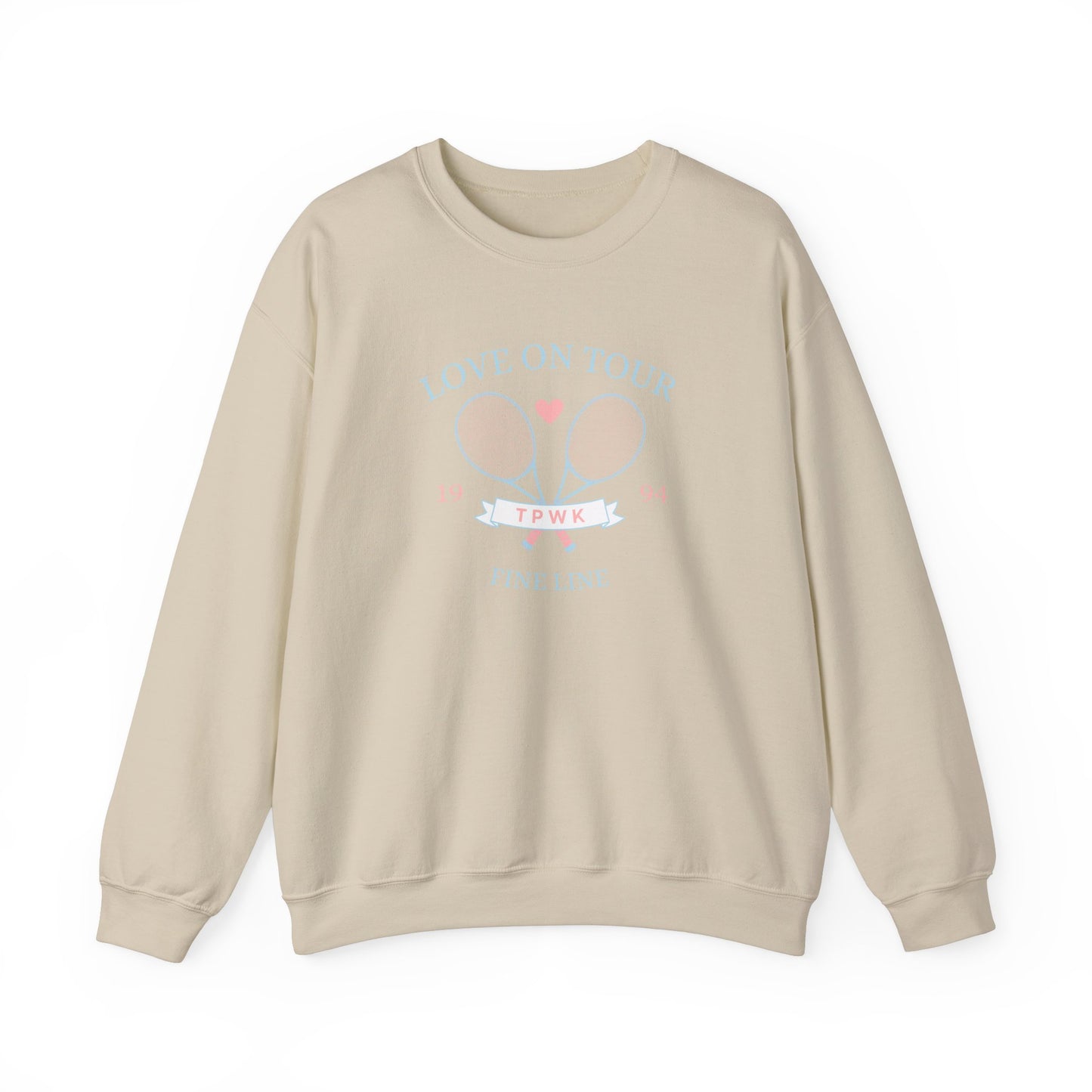 Fine Line Tennis Club Unisex Crewneck