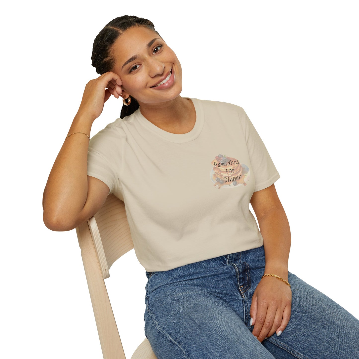 Pancakes for Dinner Soft Style Tee