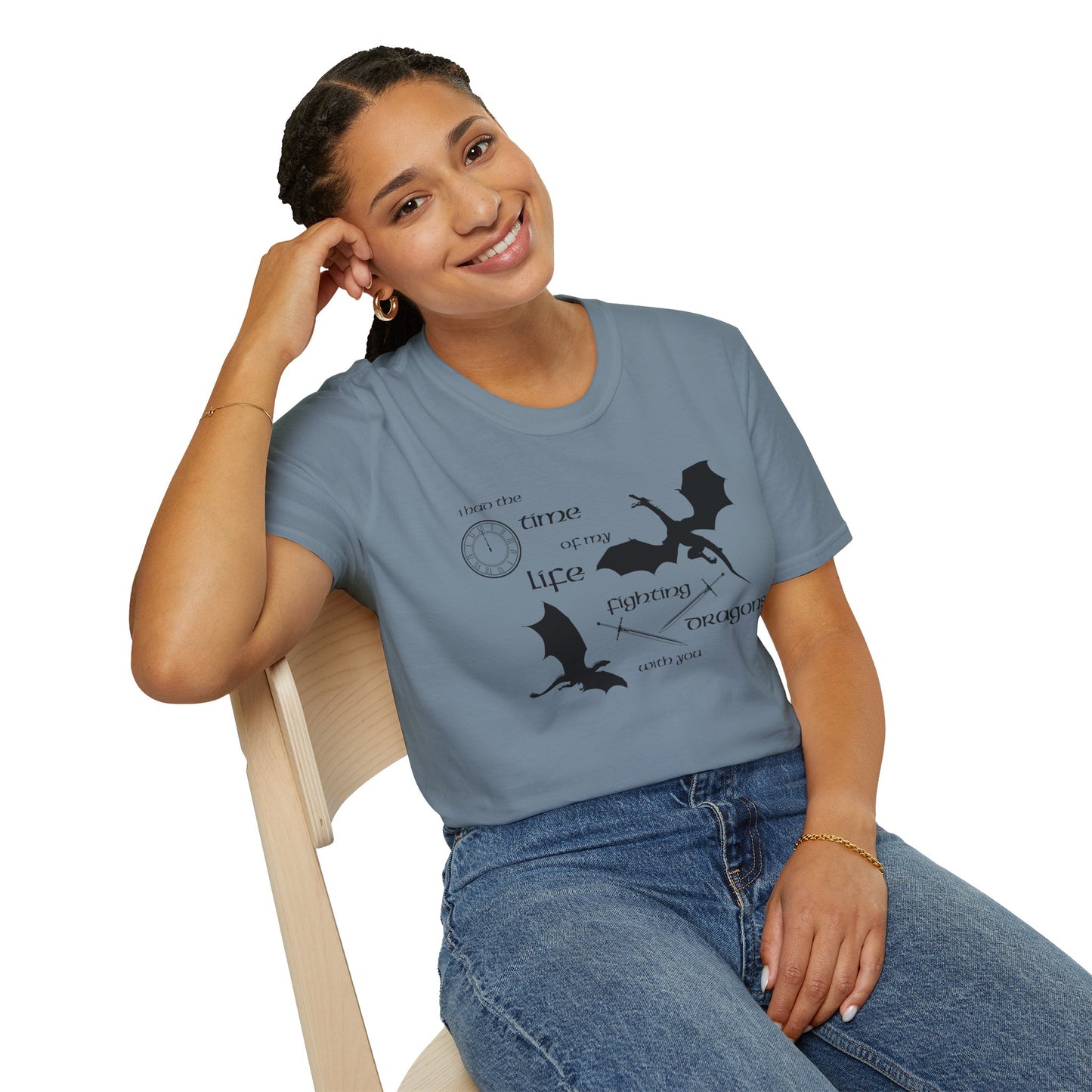 Fighting Dragons With You Soft Style Tee