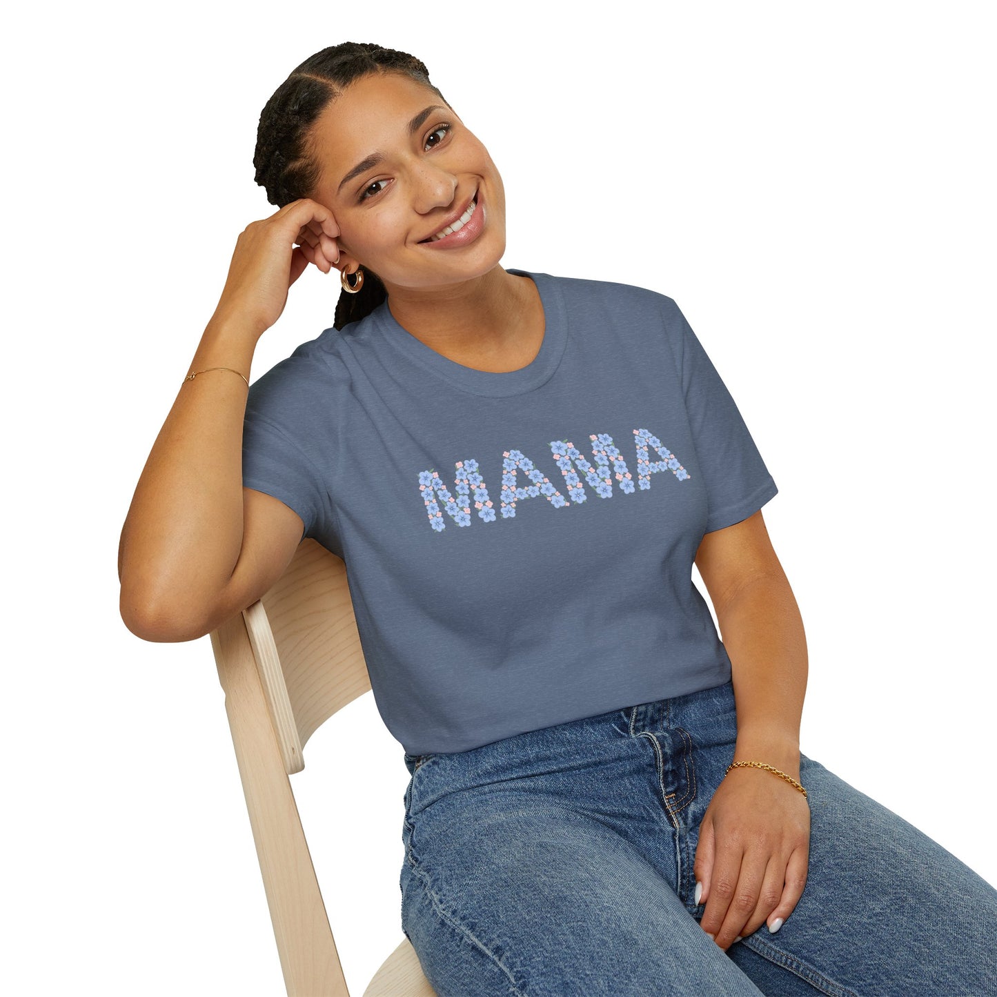 Mama Floral Soft Style Tee