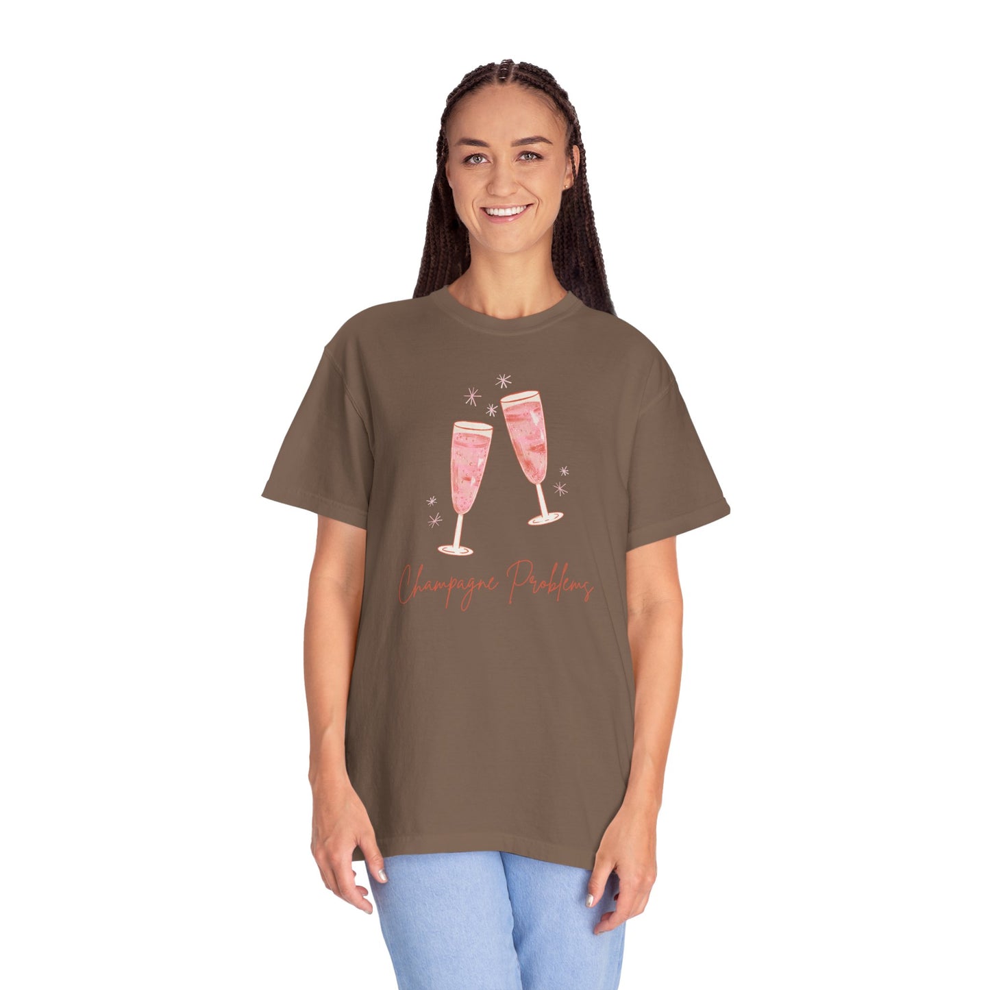 Champagne Problems Comfort Colors Tee