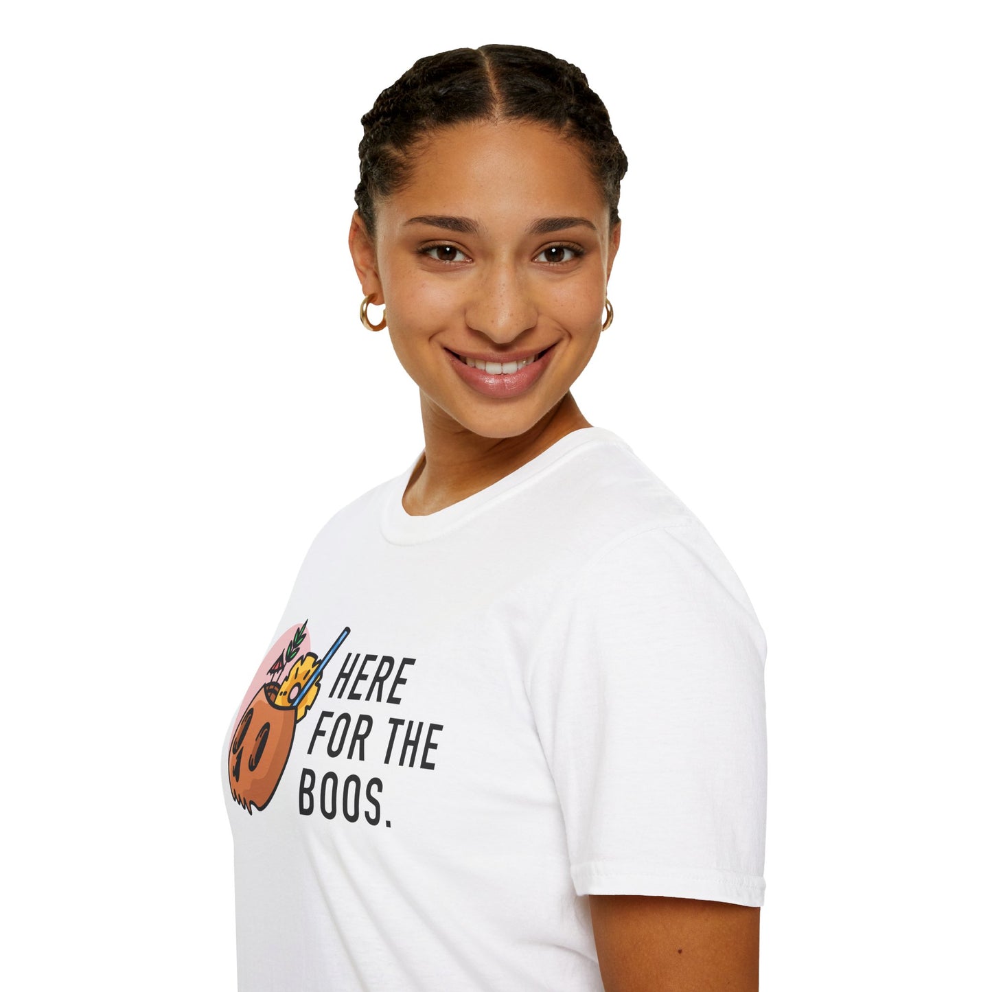 Here For The Boos Soft Style Tee