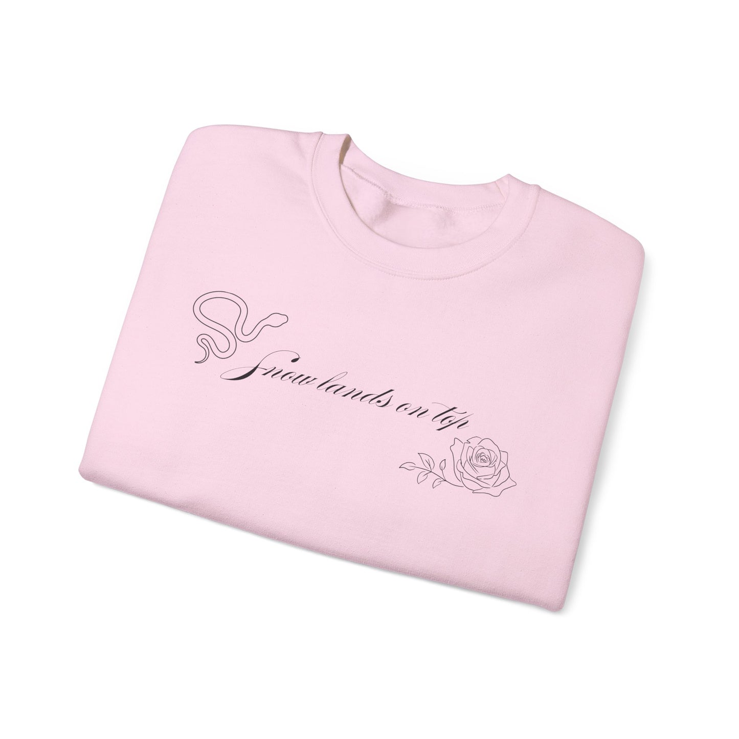 Snow Lands On Top Crewneck Sweatshirt