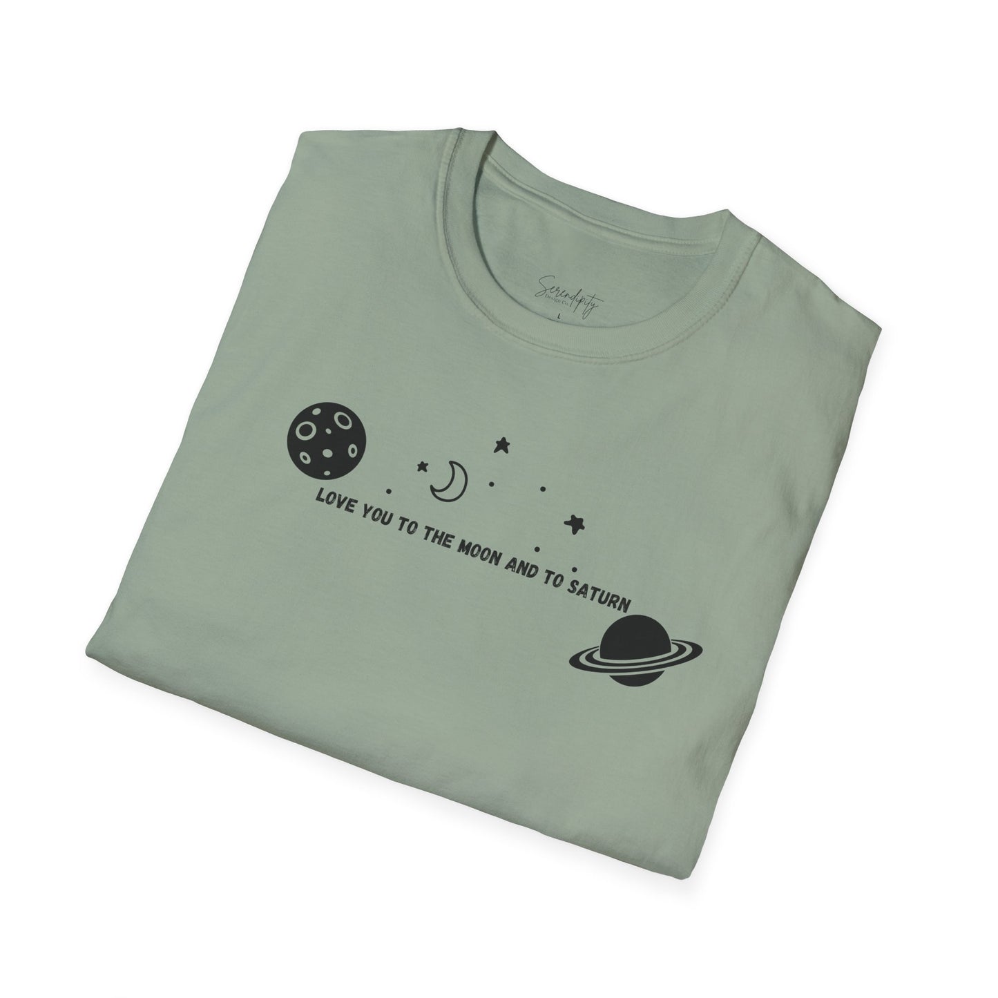 Love You to the Moon and to Saturn Soft Style Tee