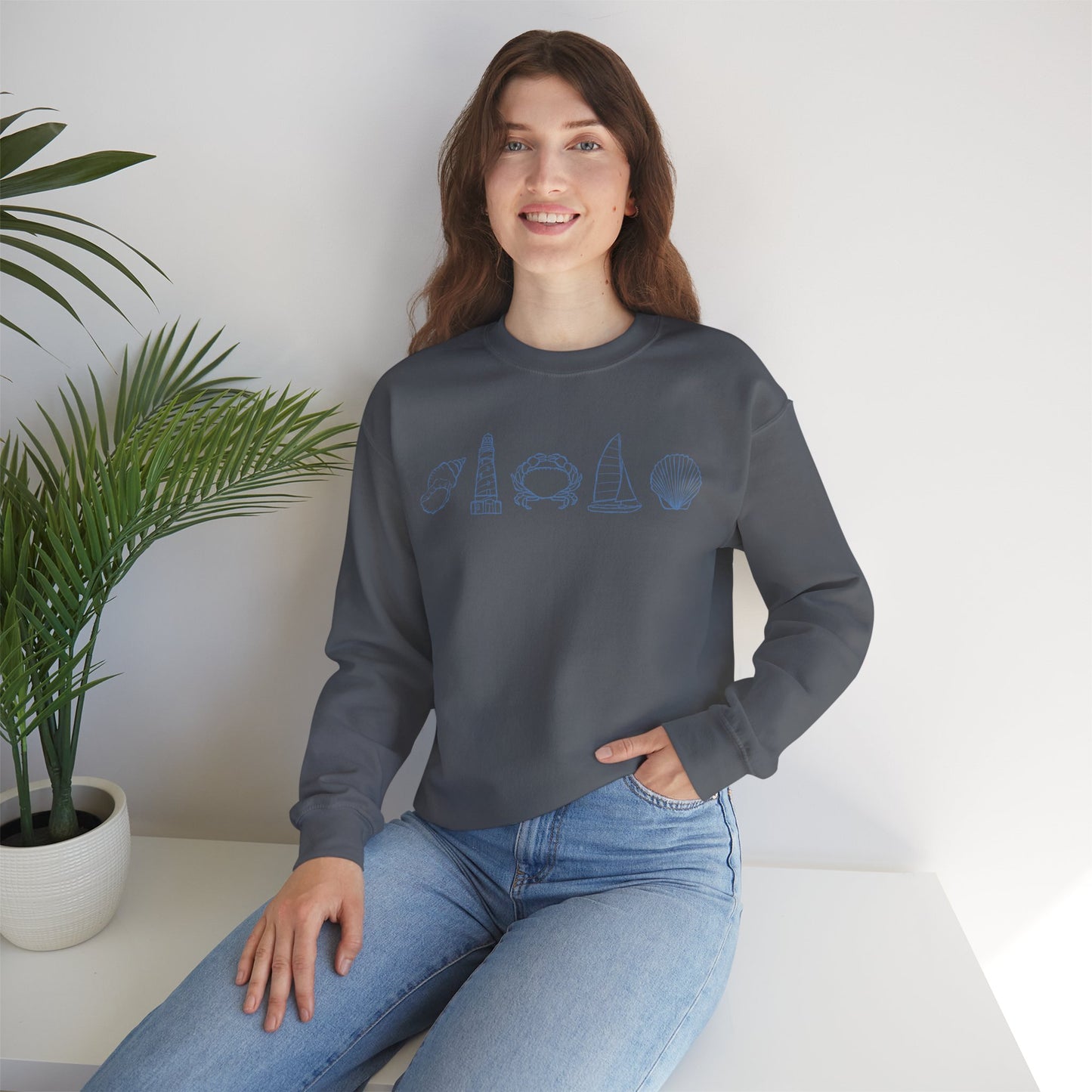 New England Aesthetic Crewneck Sweatshirt