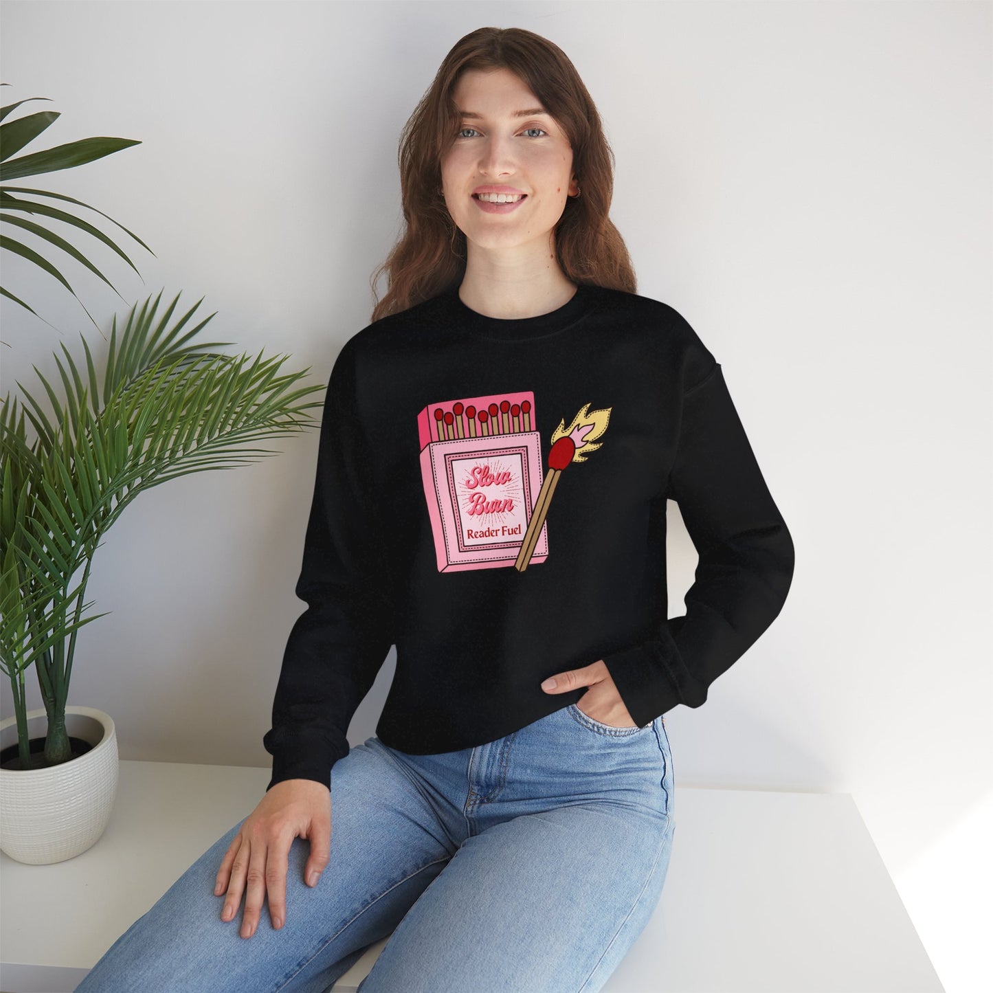 Slow Burn Matches Crewneck Sweatshirt