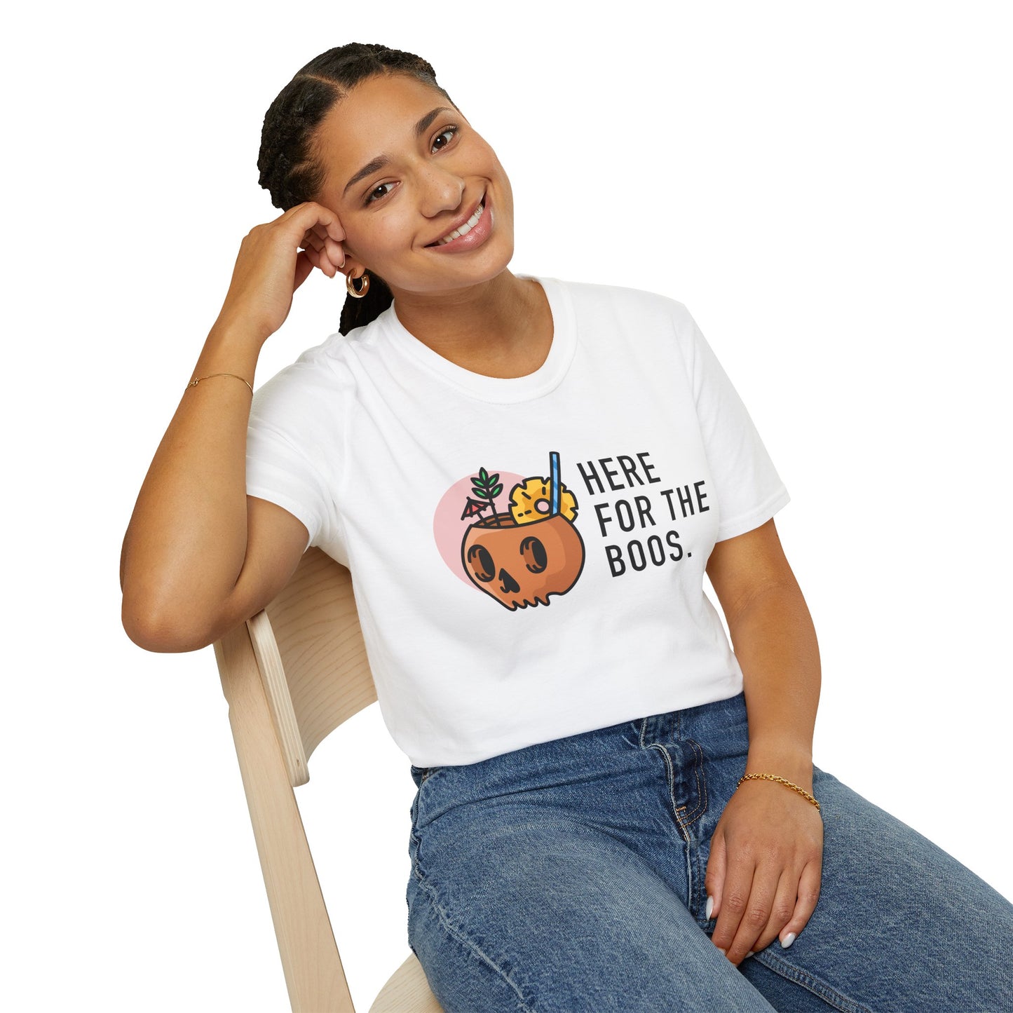 Here For The Boos Soft Style Tee