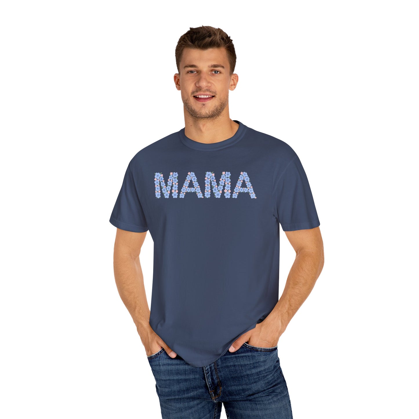 Mama Floral Comfort Colors Tee