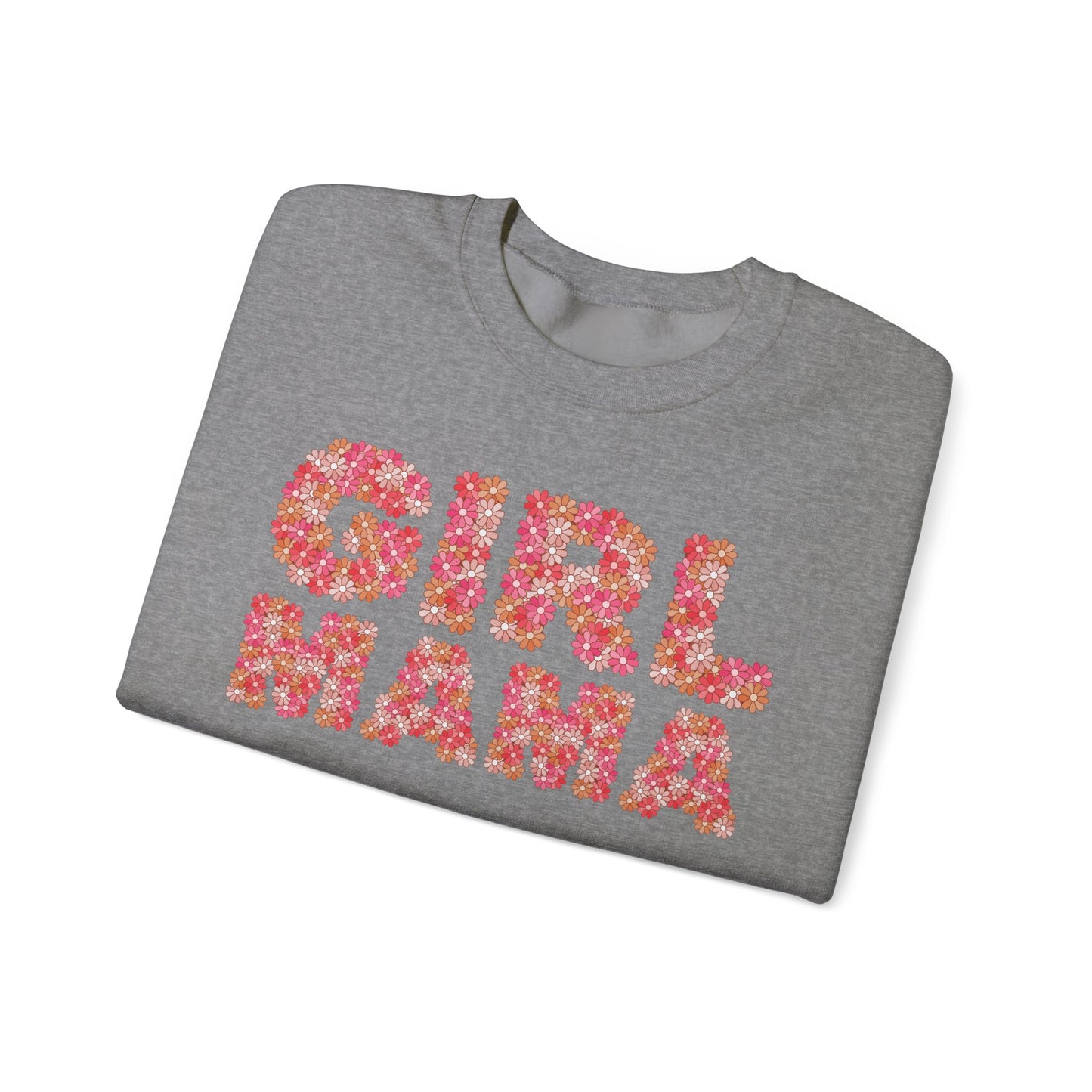 Girl Mama Floral Crewneck Sweatshirt