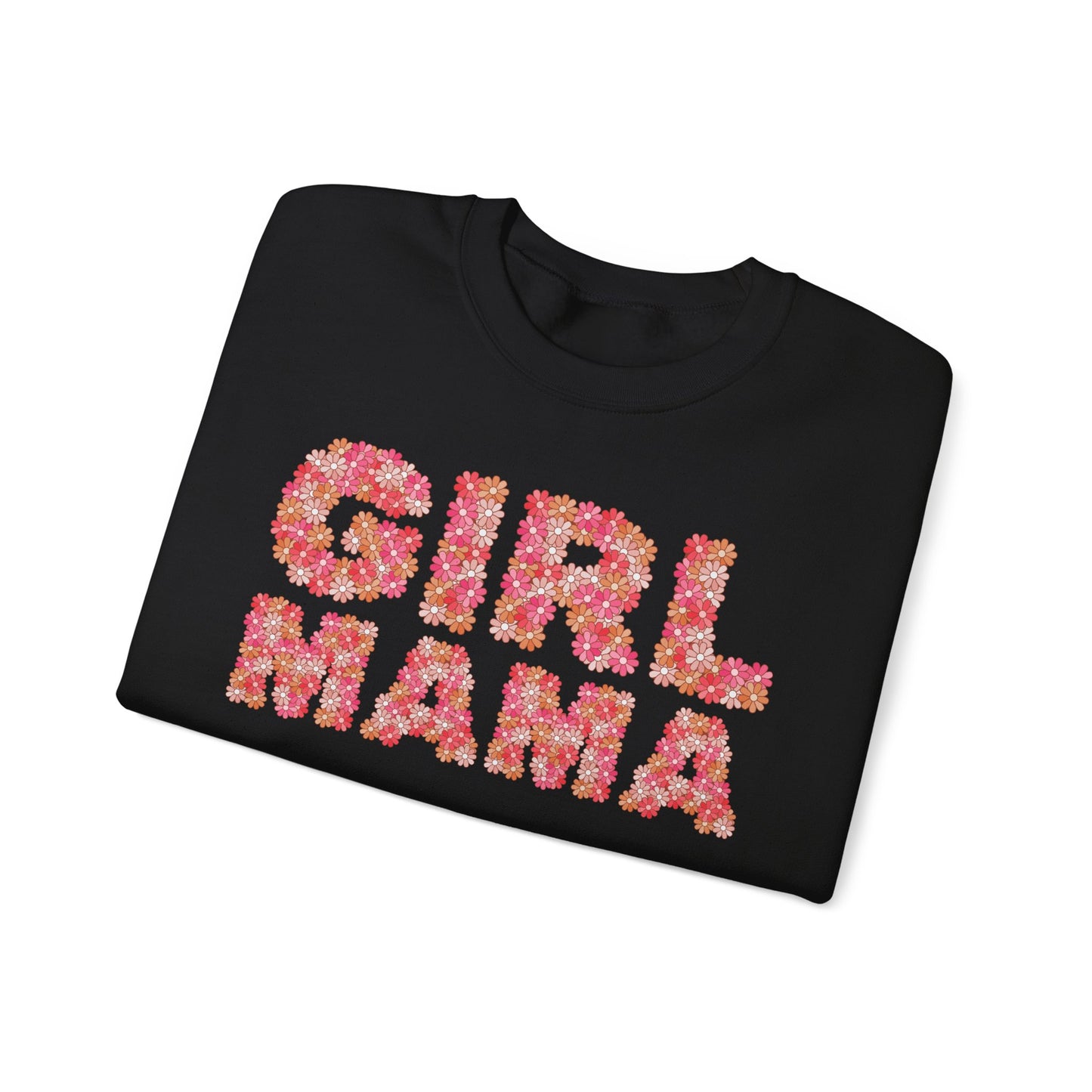 Girl Mama Floral Crewneck Sweatshirt