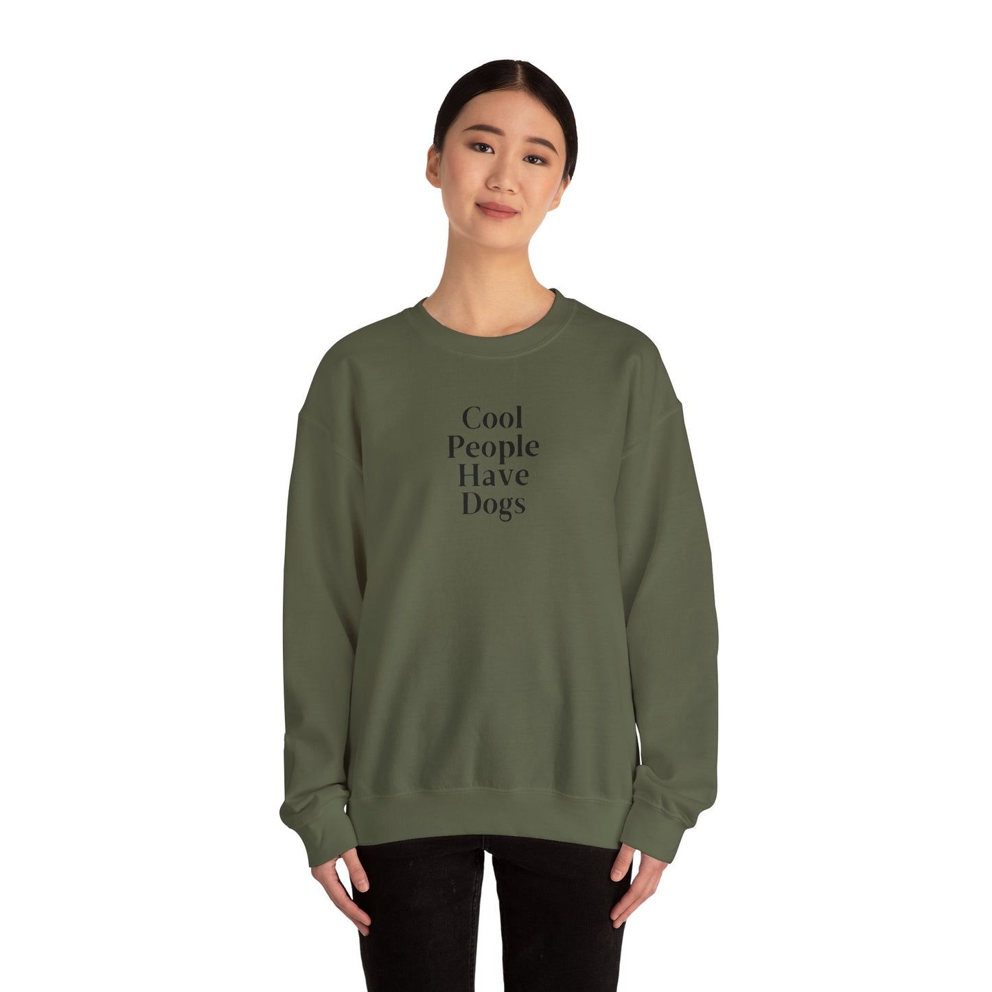 Cool People Have Dogs Unisex Crewneck