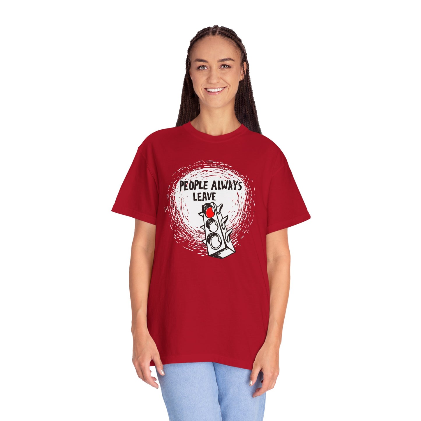 People Always Leave Comfort Colors Tee