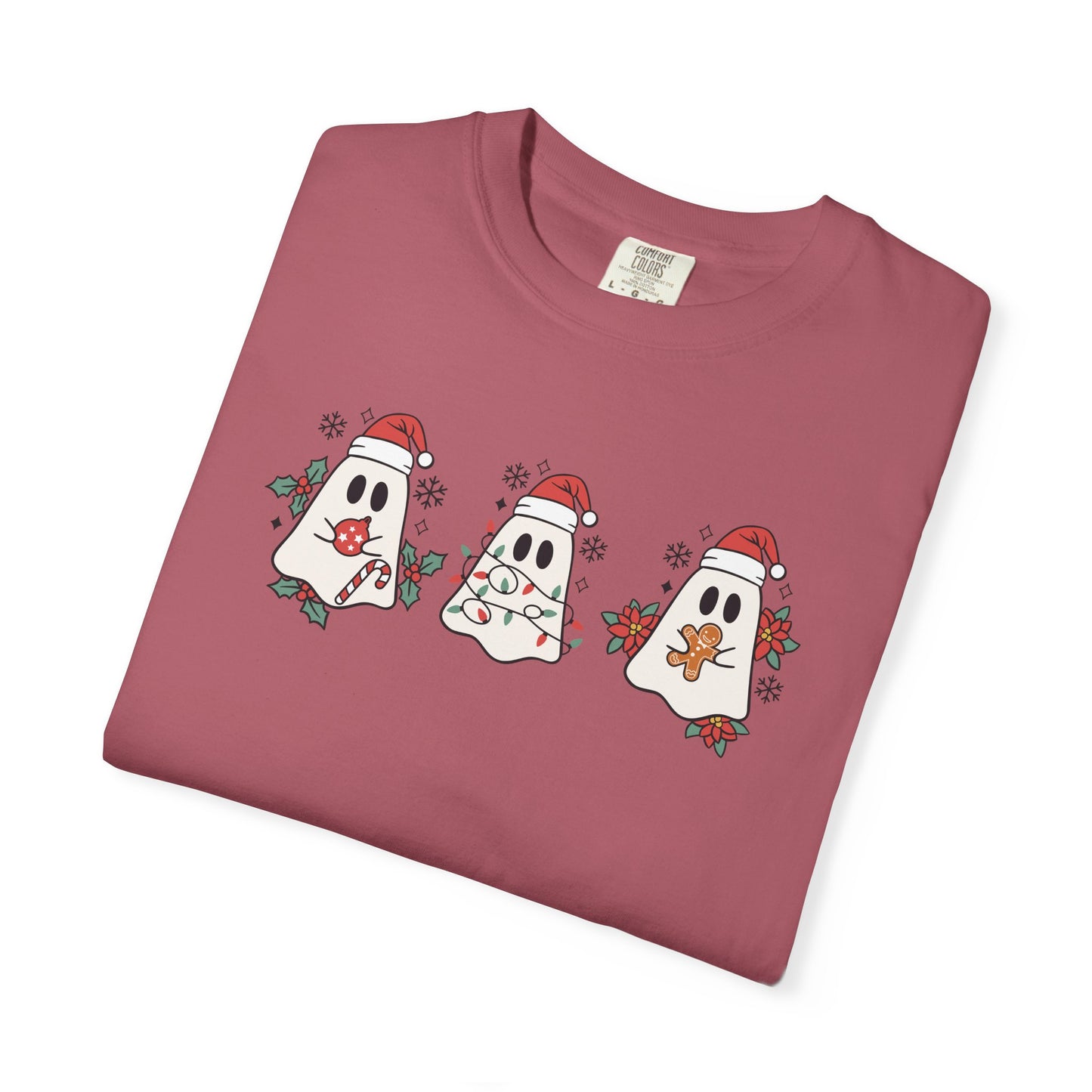 Christmas Ghosties Comfort Colors Tee