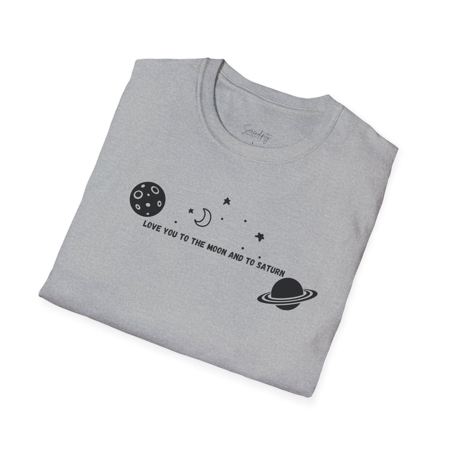 Love You to the Moon and to Saturn Soft Style Tee