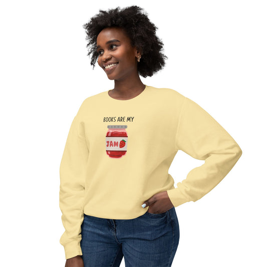 Books Are My Jam Comfort Colors Sweatshirt