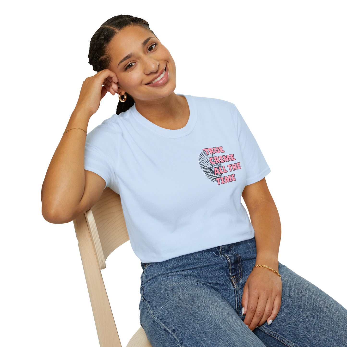 True Crime All The Time Soft Style Tee