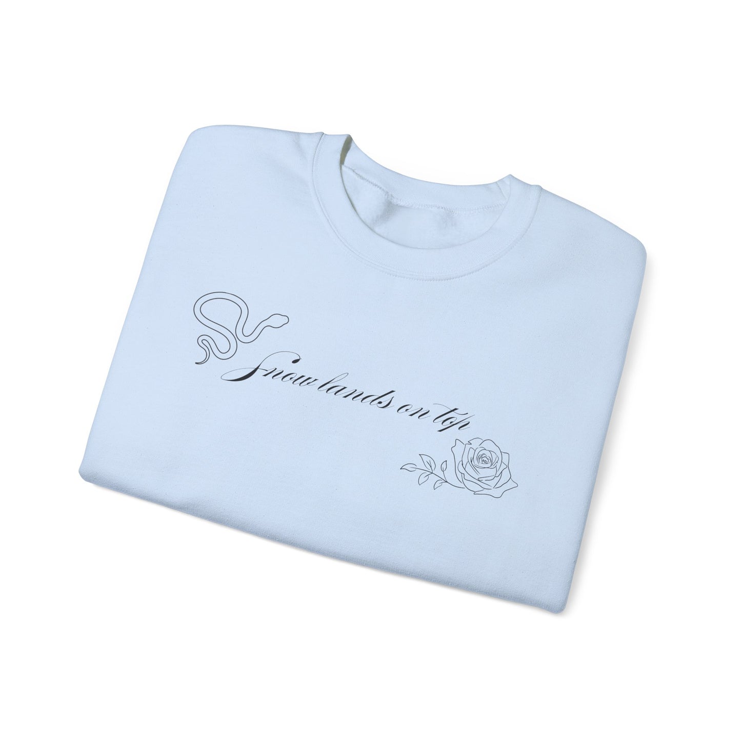 Snow Lands On Top Crewneck Sweatshirt