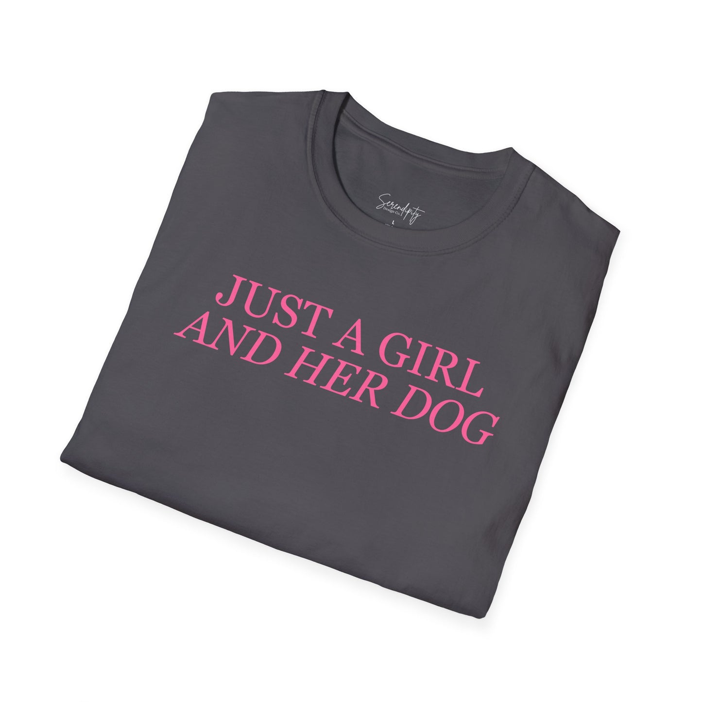 Just a Girl and Her Dog Soft Style Tee
