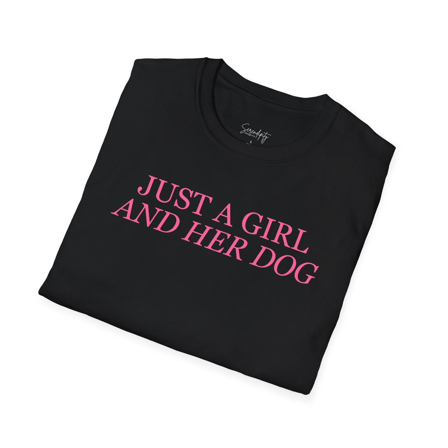 Just a Girl and Her Dog Soft Style Tee