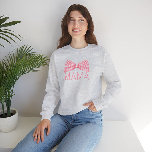 Pink Mama Bow Crewneck Sweatshirt
