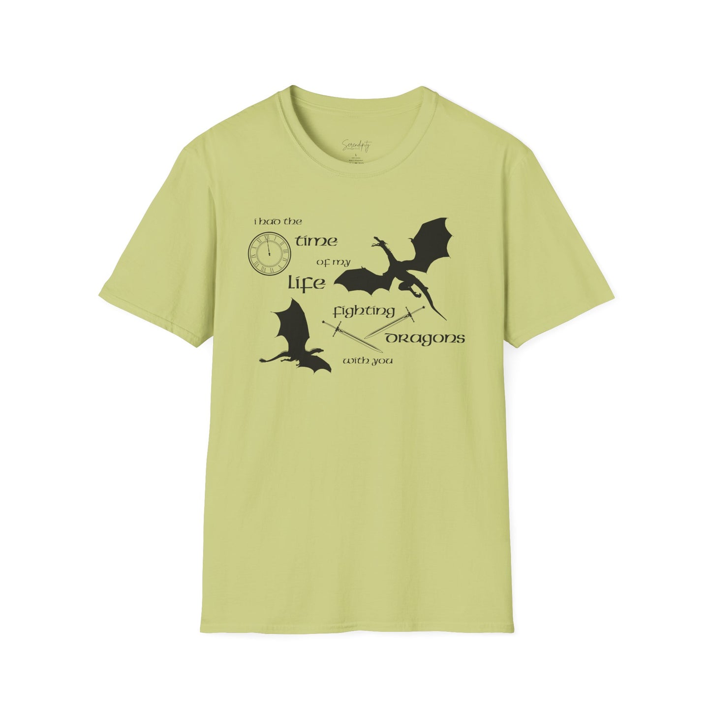 Fighting Dragons With You Soft Style Tee