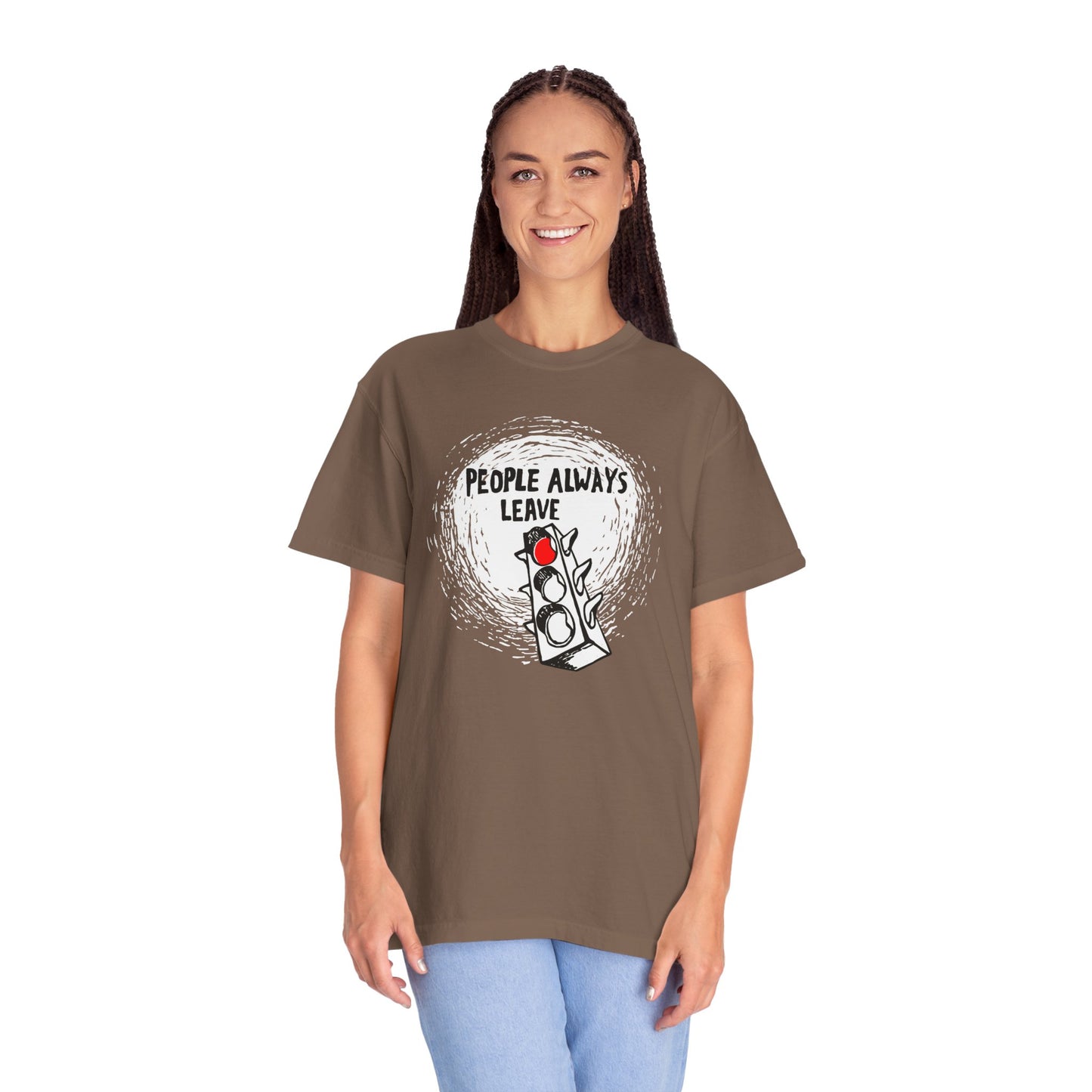 People Always Leave Comfort Colors Tee