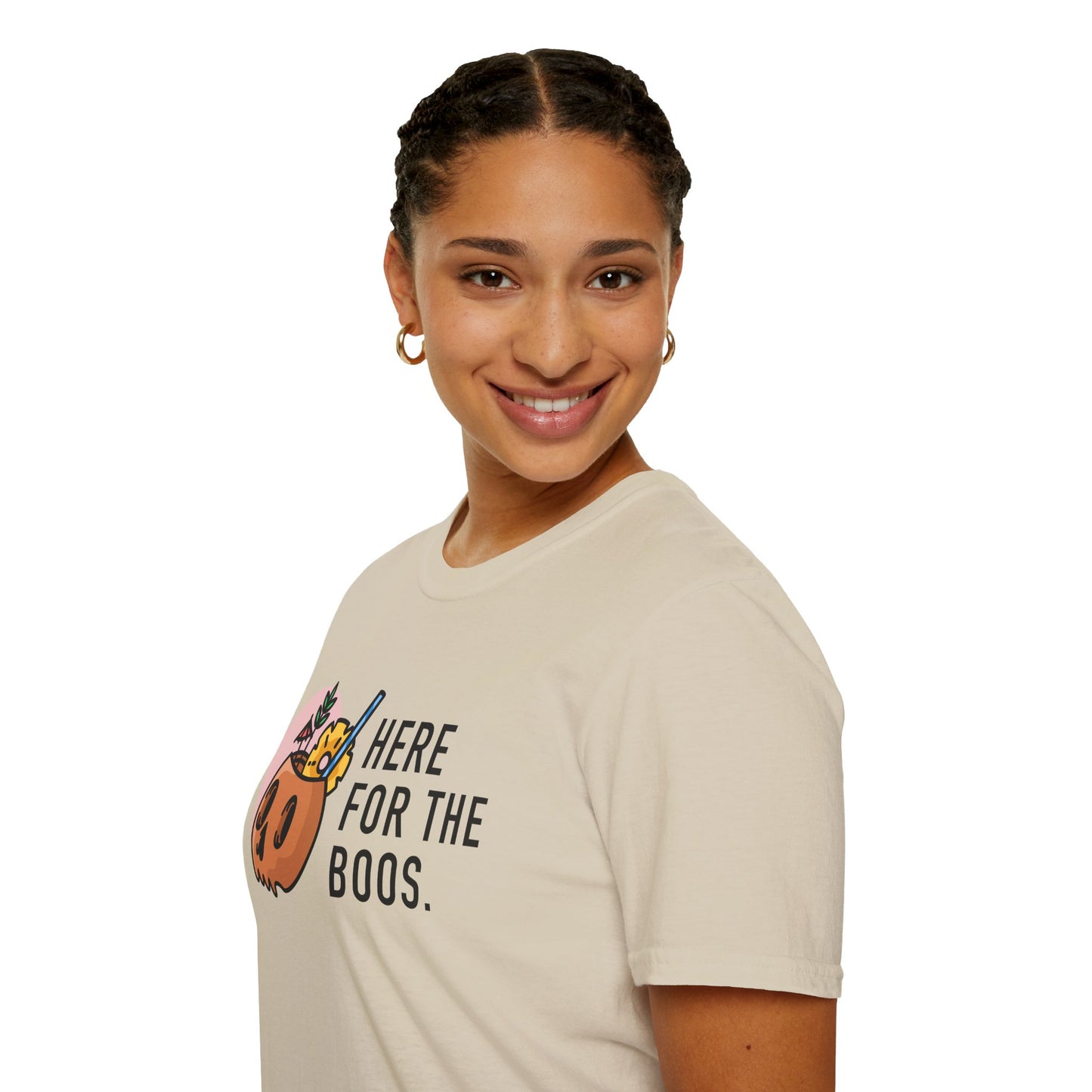 Here For The Boos Soft Style Tee