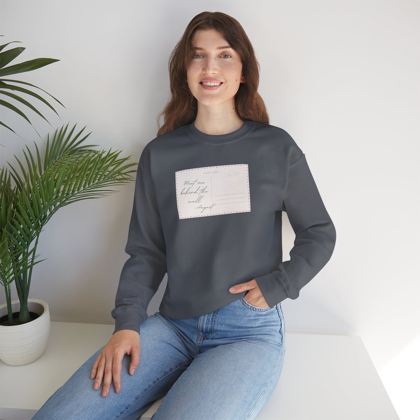 August Postcard Crewneck Sweatshirt