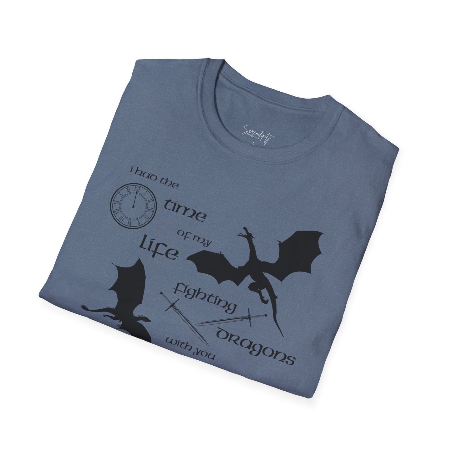 Fighting Dragons With You Soft Style Tee