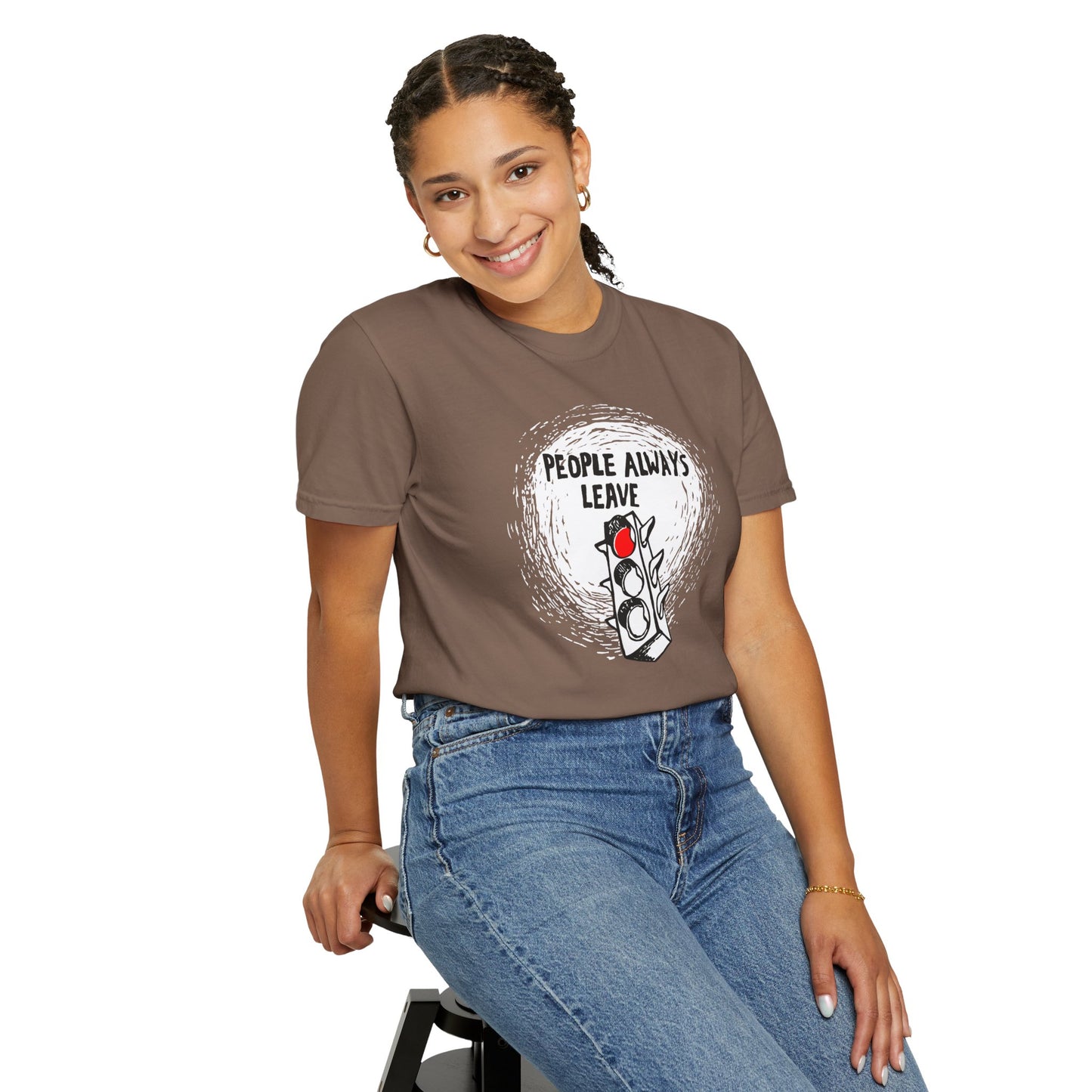 People Always Leave Comfort Colors Tee