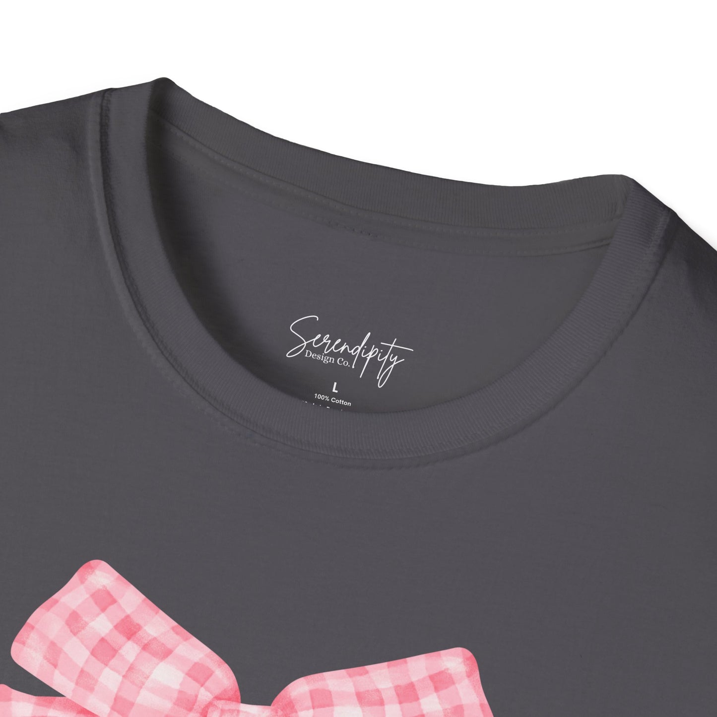 Mama Pink Bow Soft Style Tee
