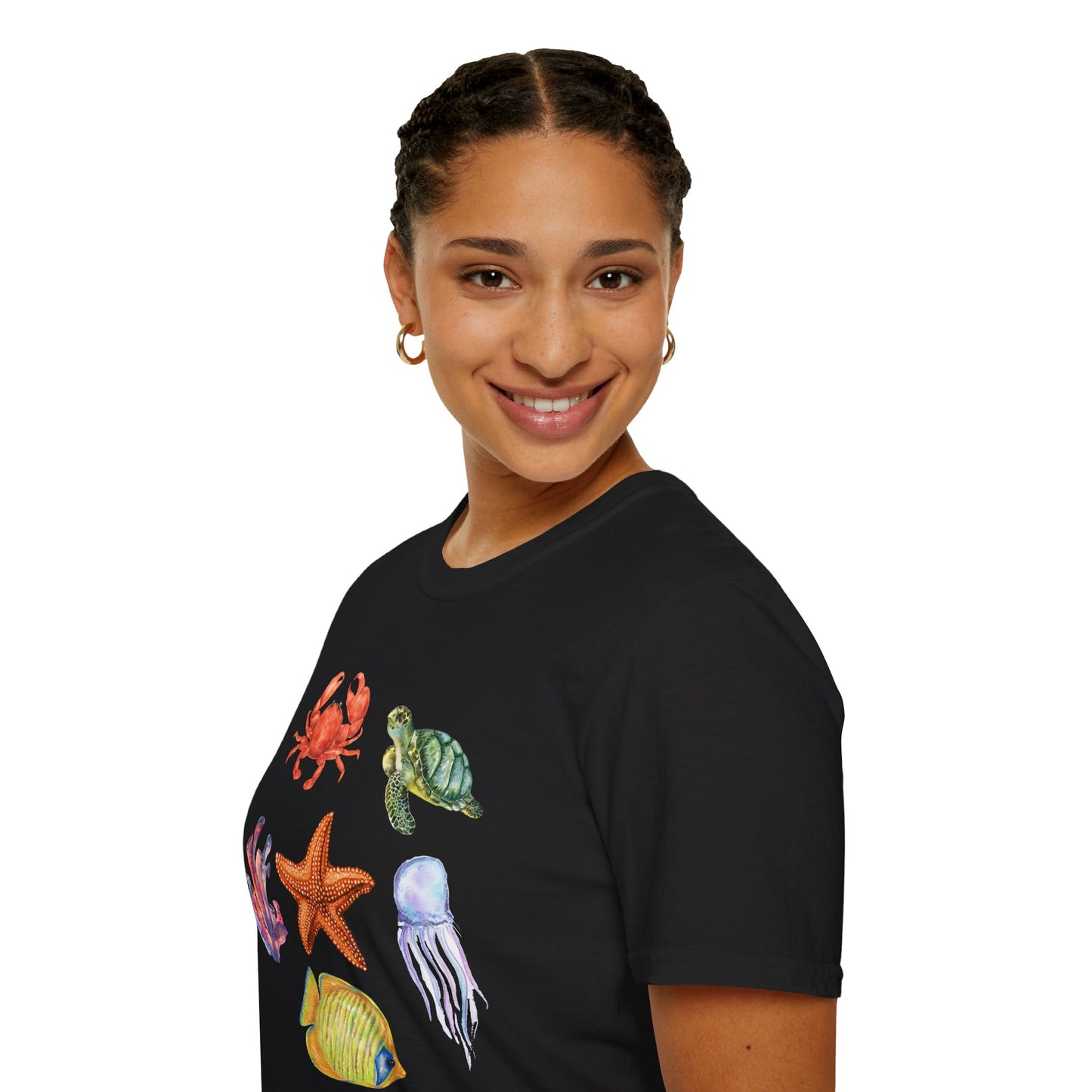 Ocean Creatures Soft Style Tee
