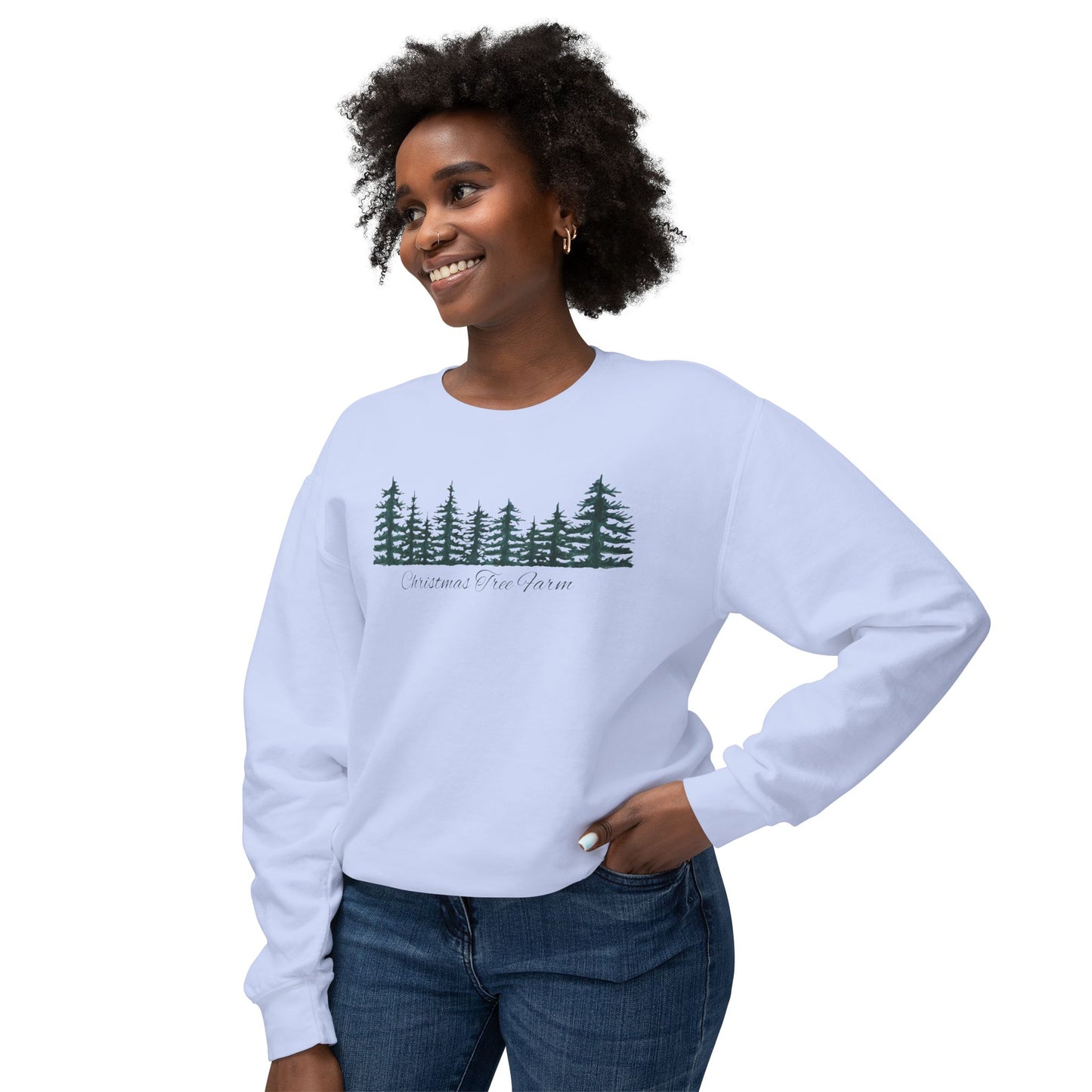 Christmas Tree Farm Comfort Colors Sweatshirt