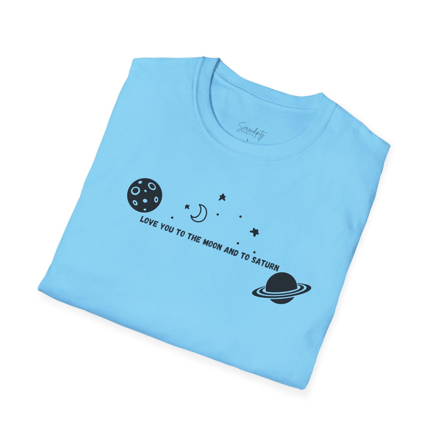 Love You to the Moon and to Saturn Soft Style Tee