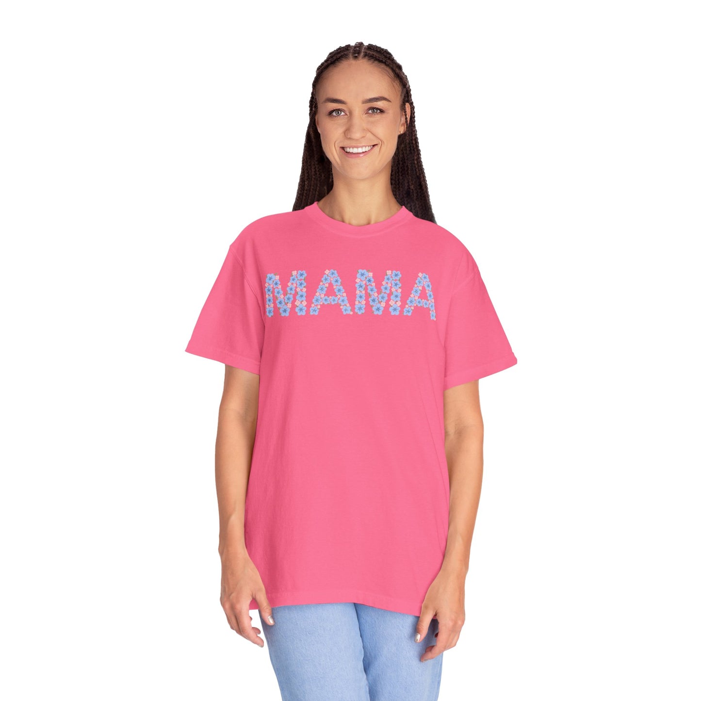 Mama Floral Comfort Colors Tee