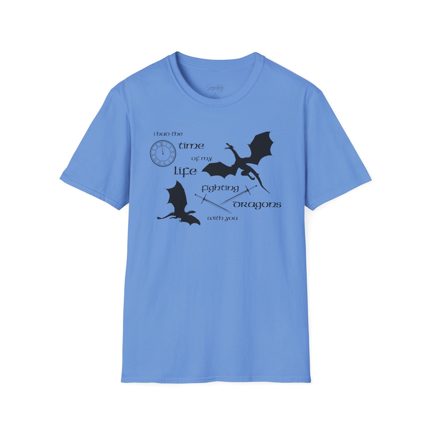 Fighting Dragons With You Soft Style Tee